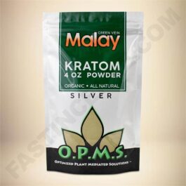 O.P.M.S. Silver - Green Vein Malay 4oz Powder Bag