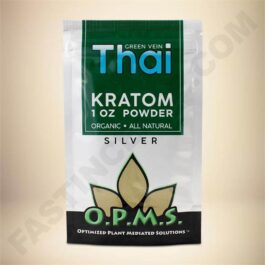 O.P.M.S. Silver - Green Vein Thai 1oz Powder Bag