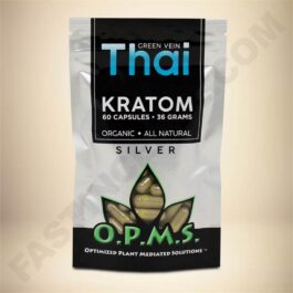 O.P.M.S. Silver - Green Vein Thai 60caps Bag