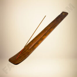 Incense Burner - Holder / Ash Catcher - Inlayed Symbol - Wood