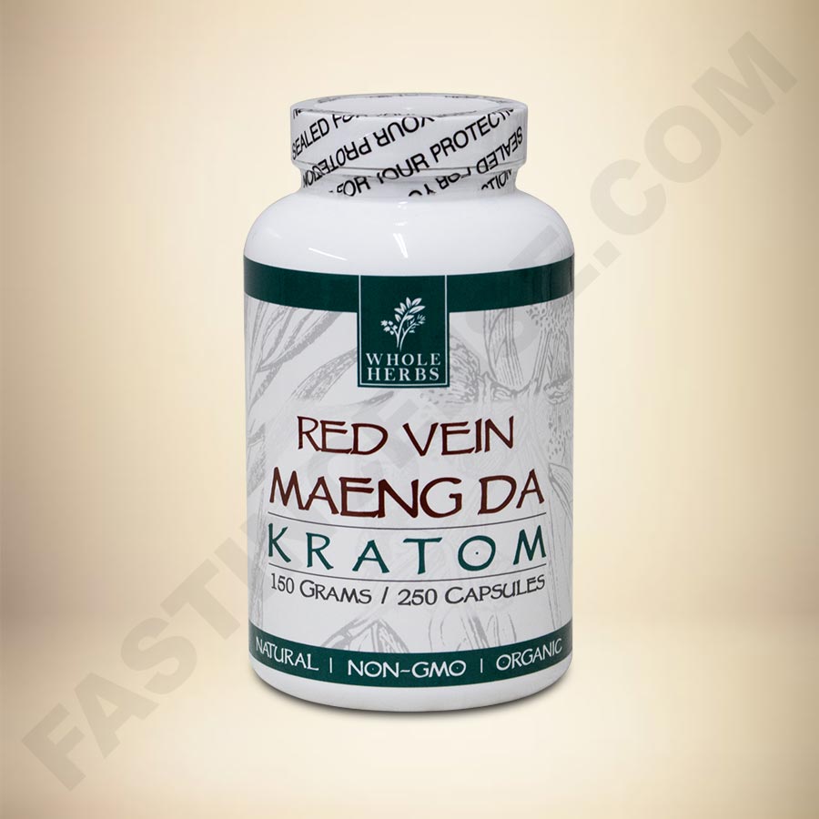 Whole Herbs - Red Vein Maeng Da 250caps Bottle