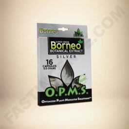 O.P.M.S. Silver - Super Green Vein Borneo 16caps Box
