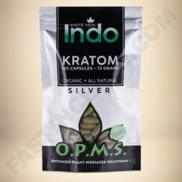 O.P.M.S. Silver - White Vein Indo 120caps Bag