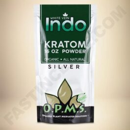 O.P.M.S. Silver - White Vein Indo 16oz Powder Bag