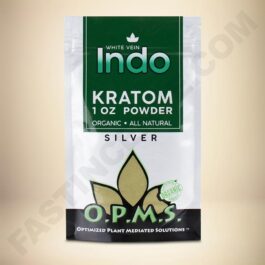 O.P.M.S. Silver - White Vein Indo 1oz Powder Bag