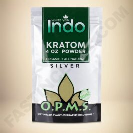 O.P.M.S. Silver - White Vein Indo 4oz Powder Bag