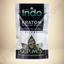 O.P.M.S. Silver - White Vein Indo 60caps Bag