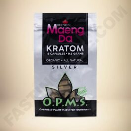 O.P.M.S. Silver - Red Vein Maeng Da 16caps Bag