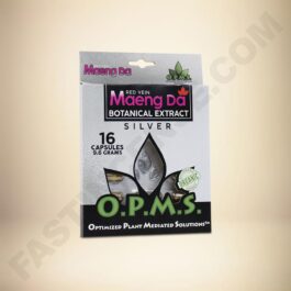 O.P.M.S. Silver - Red Vein Maeng Da 16caps Box