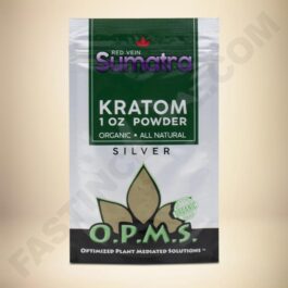 O.P.M.S. Silver - Red Vein Sumatra 1oz Powder Bag