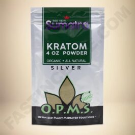 O.P.M.S. Silver - Red Vein Sumatra 4oz Powder Bag