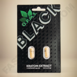 O.P.M.S. KRATOM - BLACK - 2CT