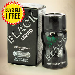 O.P.M.S. BLACK LIQUID KRATOM - 8.8ML VIAL $19.99 (BUY 3 GET 1 FREE)